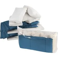 WENKO Vakuumierbeutel Vakuum Jumbo Cube XXL, extra großer Vakuumbeutel für Kleidung, Gartenpolster & Bettdecken