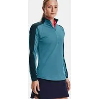 Under Armour® Trainingspullover Under Armour Golf Layer Storm Blau/Schwarz Damen L