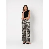 ROSNER Palazzohose Mara Wide (1-tlg) mit kunstvollem Allover-Print