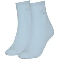 Calvin Klein Jeans Socken CK WOMEN SHORT SOCK 2P SHINY LOGO (2 Paar) 1x mit Glitzer-Logo