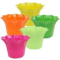 Florists Products Packpapier Dekorativer Kunststoff-Blumentopf für stilvolle, 10 Stück
