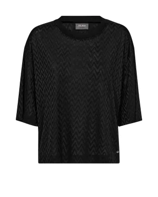 MOS MOSH - MMTash O-SS Soni Tee black - Gr. - XL