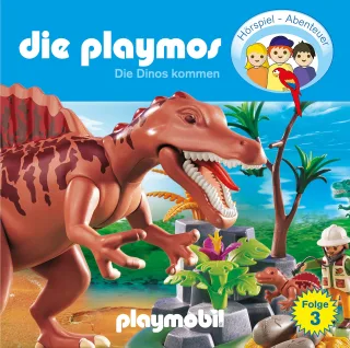 Die Playmos / Folge 03 / Die Dinos kommen [Audio CD] Simon X. Rost & Florian Fickel