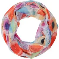 MIRROSI Loop Damen Schal mit Tollem Muster Weich aus 100% Viskose, Schlauchschal, (ca.160x48cm, zweimal um den Hals wickelbar), Damen Halstuch Stola ideal für Frühling,Sommer, Herbst