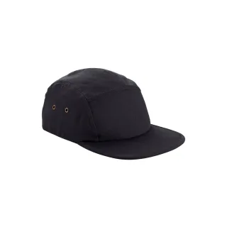 Beechfield - Baseball-Mütze 5 Segmente für Herren/Damen Unisex (Schwarz)