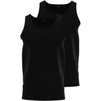 CALIDA Tanktop Natural Benefit (2er Pack) Rundhals-Ausschnitt, weich, Baumwoll-Mix, Single Jersey Qualität