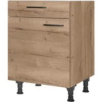 nobilia® Unterschrank "Structura", Ausrichtung wählbar, vormont., in den Breiten 30, 45 und 60 cm Breite, mit höhenverstellbaren Sockelfüßen, vormontiert