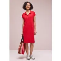 STREET ONE Midikleid in Unifarbe