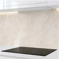 Rodnik Küchenrückwand Marmor Creme Beige, monolithische ABS-Platte mit Direktdruck, formstabil und langlebig