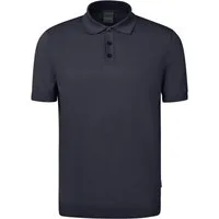 bugatti Poloshirt mit Knopfleiste