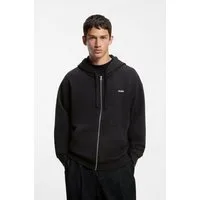 HUGO Kapuzensweatjacke Relaxed Fit, Kapuze, Taschen