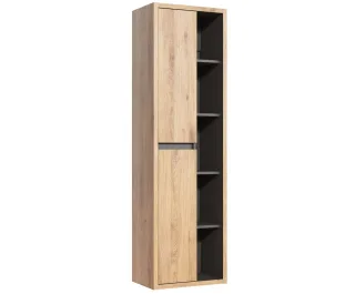 Badezimmer Hängeschrank 170x50x33 cm MARINA Shetland Eiche