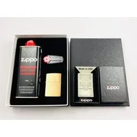Zippo Feuerzeug Messing Gebürstet Geschenkset Sturmfeuerzeug