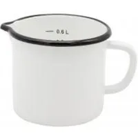 Krüger Milchtopf Milchtopf m. A. 10 cm weiß 4101, (1-tlg)