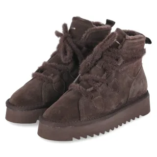 Tamaris Winterboots - Gr. 36 - Braun - Rauleder