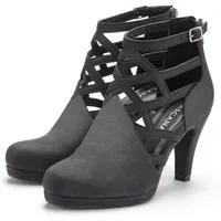 LASCANA Stiefel, Boots, Stiefelette mit Cut-Outs VEGAN