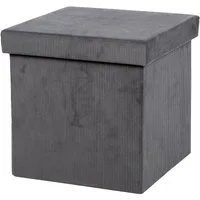 Urban Living Sitzwürfel Sitzhocker mit Stauraum Aufbewahrungsbox Sitz, gepolsterte Sitzfläche, bis 120 kg bleastbar