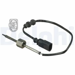 Delphi Abgastemperatursensor nach Partikelfilter Audi A3 VW Golf Touran