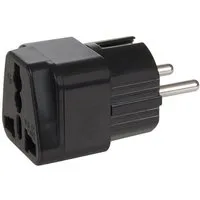 Maclean MCE155 Reiseadapter, Reise Adapter UK / GB auf EU Schuko Stecker