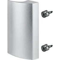 SO-TECH® Türgriff Balkontürgriff SEJA II für Terrassentür Ziehgriff Aluminium, silber - 85 x 40 x 20 mm