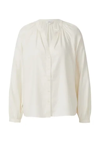 s.Oliver - Bluse creme - Gr. - 40
