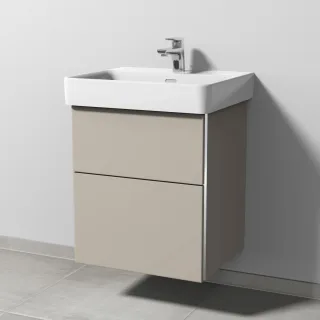 Sanipa 3way Waschtischunterbau zu Laufen Pro S Waschtisch mit 2 Auszügen, Kaschmir-Matt BP7651U