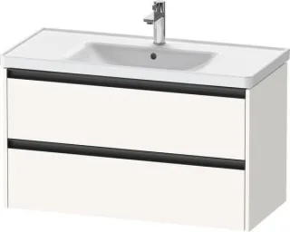 Duravit Ketho.2 Waschtischunterbau wandhängend Weiß Supermatt 984x455x549 mm - K25284084840000 K25284084840000