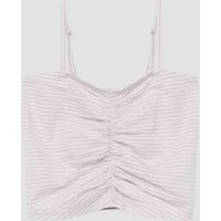 s.Oliver Muskelshirt T-Shirt Cropped Top mit abnehmbaren Trägern