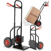 tectake Sackkarre Transportkarre bis 100kg, mit Stahlrahmen