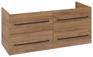 Villeroy & Boch Waschtischunterschrank Avento 1180x514x484mm 4 Ausz. Waschbecken mittig Kansas Oak A89310RH