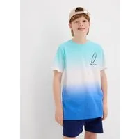 bonprix T-Shirt aus hautfreundlicher Baumwolle, Regular Fit, Kurzarm-Design