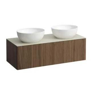 LAUFEN Waschtischunterschrank und Waschtischplatte ALESSI 500x1200x370 H4313140976301