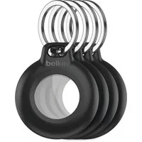 Belkin Schlüsselanhänger Set Secure Holder 4er-Pack wasserfest für Apple AirTag (4-tlg)