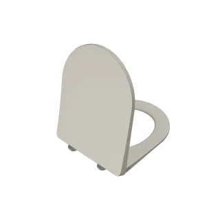 VitrA Universal Round WC-Sitz Superslim Wrap mit Absenkautomatik Sandbeige Matt,208-422R009 208-422R009