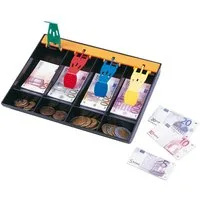 Vedes Spielgeld Euro Spielgeld Kinder Kaufladen Spielzeug Geld Münzen Scheine Replik