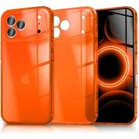 Nalia Smartphone-Hülle Apple iPhone 17 Pro Max 17,5 cm (6,9 Zoll), Leuchtende Neon Farbe / Durchsichtig / Anti-Gelb / Soft TPU & Flexibel