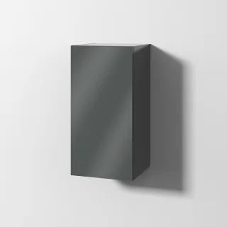 Sanipa Cubes Regalmodul mit 1 Tür, Anthrazit-Glanz, CT12179 CT12179