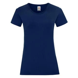 Fruit of the Loom - "Iconic" T-Shirt für Damen (Marineblau)