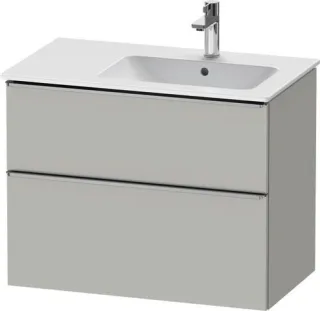 Duravit D-Neo Waschtischunterbau wandhängend Betongrau Matt 810x462x625 mm - DE4367070070000 DE4367070070000