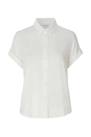 samsøe & samsøe - Bluse - Majan weiß - Gr. - XS