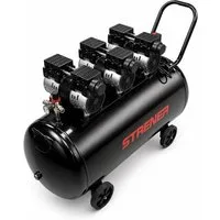 Strener Kompressor STRENER 200L Ölfrei Flüster Kompressor, 2200 W, max. 8 bar, 200 l, Leise / geräuschearm
