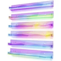 FELIXLEO Bücherregal Wandregal aus Acryl in Regenbogenfarben 15 Zoll
