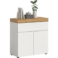 OTTO home Kommode MAMBO II, Breite 77cm, 2 Türen, 1 Einlegeboden, 1 Schubkasten (1 St., 2-farbige Ausführung, in verschiedenen modernen Trendfarben erhältlich), Kommode, Anrichte, Wohnzimmer, Schlafzimmer