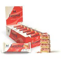 Layered Protein Bar - 12 x 60g - Erdbeere