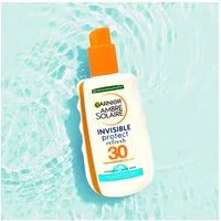 GARNIER Sonnenschutzspray Ambre Solaire Invisible Protect Refresh LSF 30 Pumpspray (200 ml), mit kühlendem Frische-Effekt