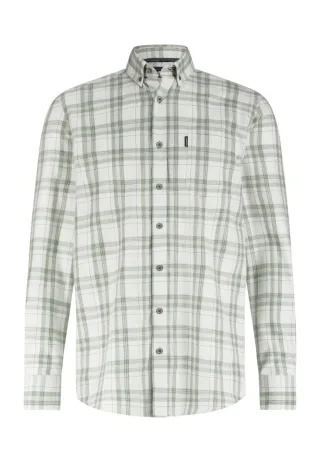 State of Art - Kariertes Hemd grau - Gr. - 3XL