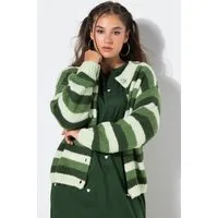 Studio Untold Strickjacke Strickjacke Oversize Shape Ringel