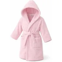 Toker Collection® Kinderbademantel Kinder Bademantel mit Kapuze – 100% Baumwolle, Kapuze, Gürtel, Hautsympatisch