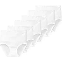 Schiesser Taillenslip Maxi Original Classics (6-St., 6) aus 100% supergekämmter Baumwolle