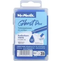 McNeill McNeill Ghost Pen Tintenpatronen 10er Pack BLAU radierbare Tinte für G Tintenpatrone
